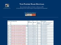 Screenshot van website