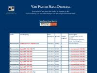 Screenshot van website