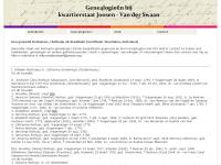 Screenshot van website