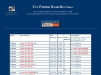 Screenshot van website