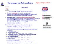 Screenshot van website