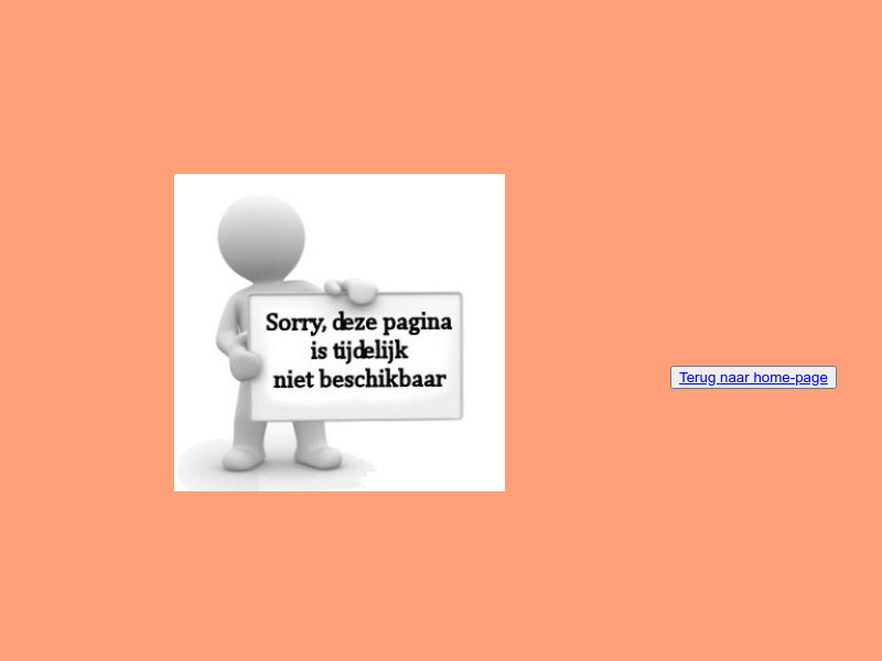 Screenshot van website