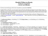 Screenshot van website