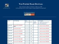 Screenshot van website