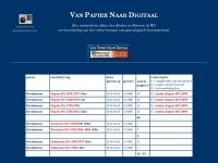 Screenshot van website