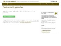 Screenshot van website