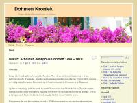 Screenshot van website