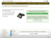 Screenshot van website