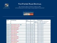 Screenshot van website