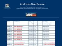 Screenshot van website