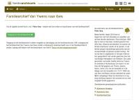 Screenshot van website