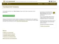 Screenshot van website