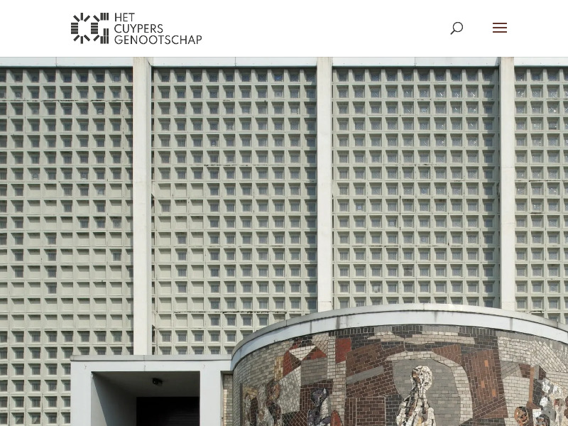 Screenshot van website