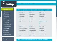 Screenshot van website