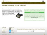 Screenshot van website
