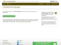 Screenshot van website