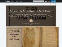 Screenshot van website