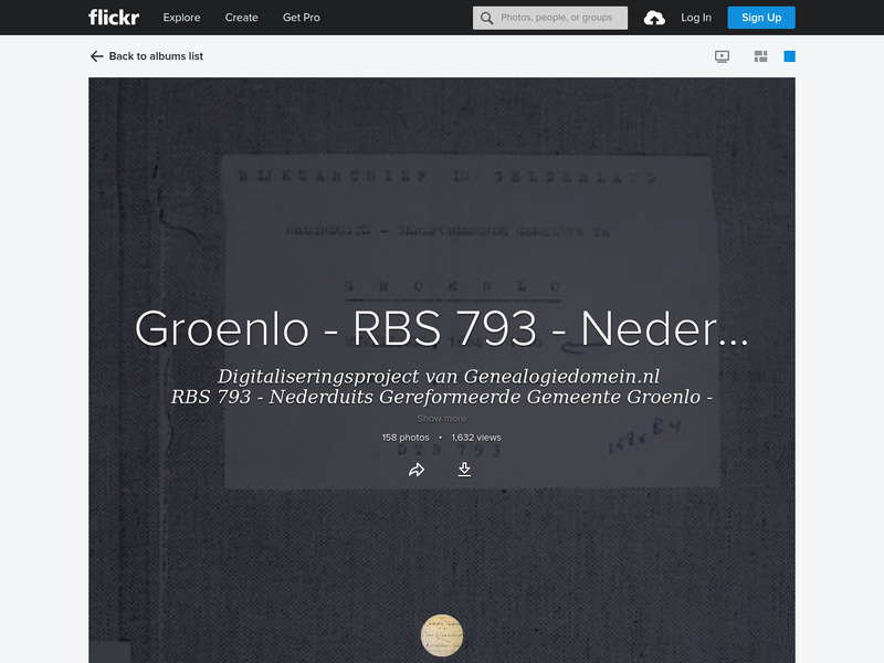 Screenshot van website