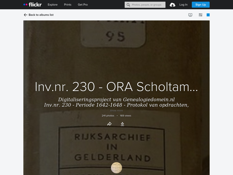 Screenshot van website