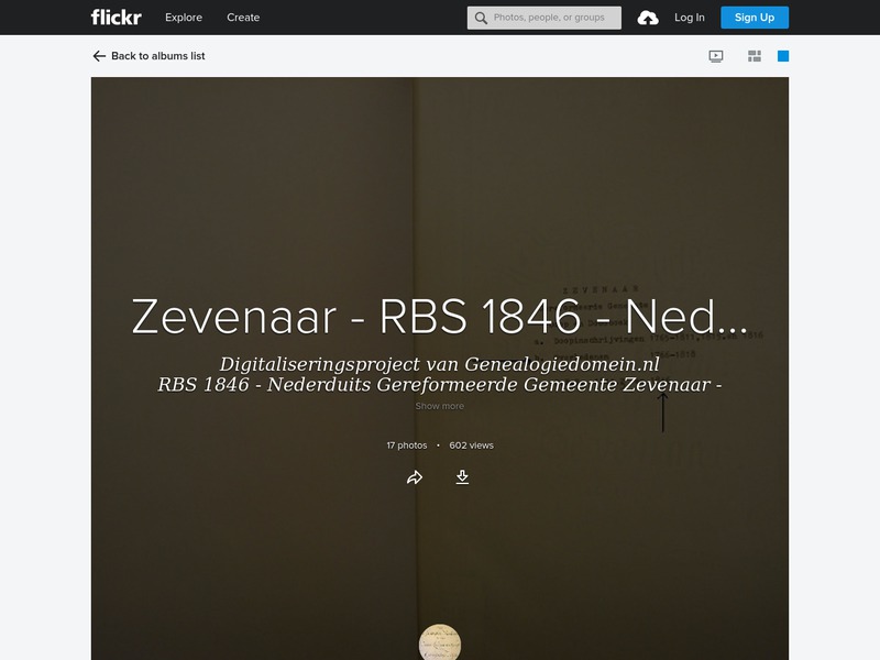 Screenshot van website