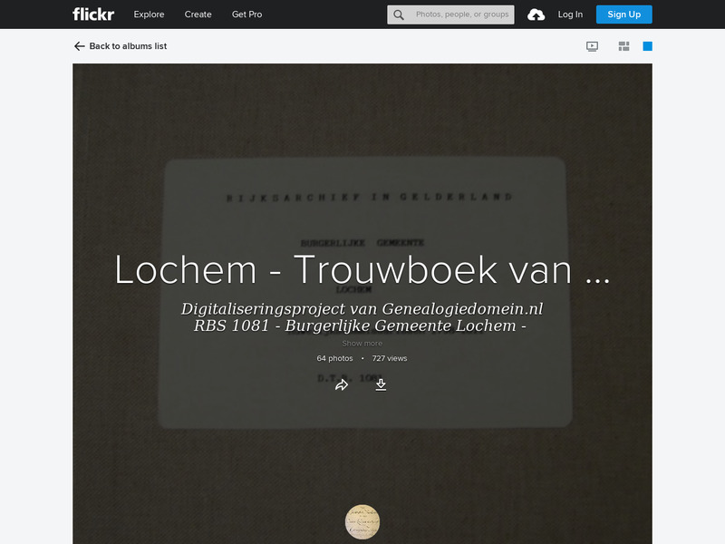 Screenshot van website