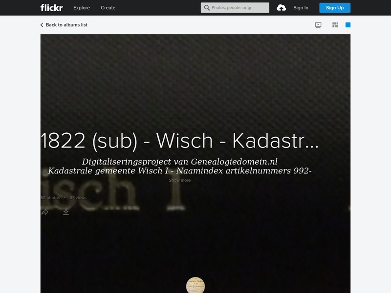 Screenshot van website