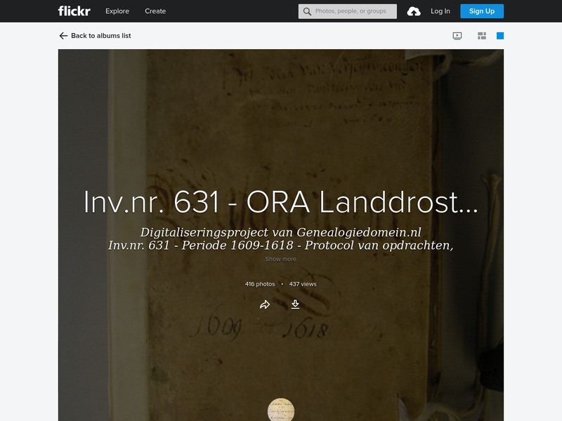 Screenshot van website