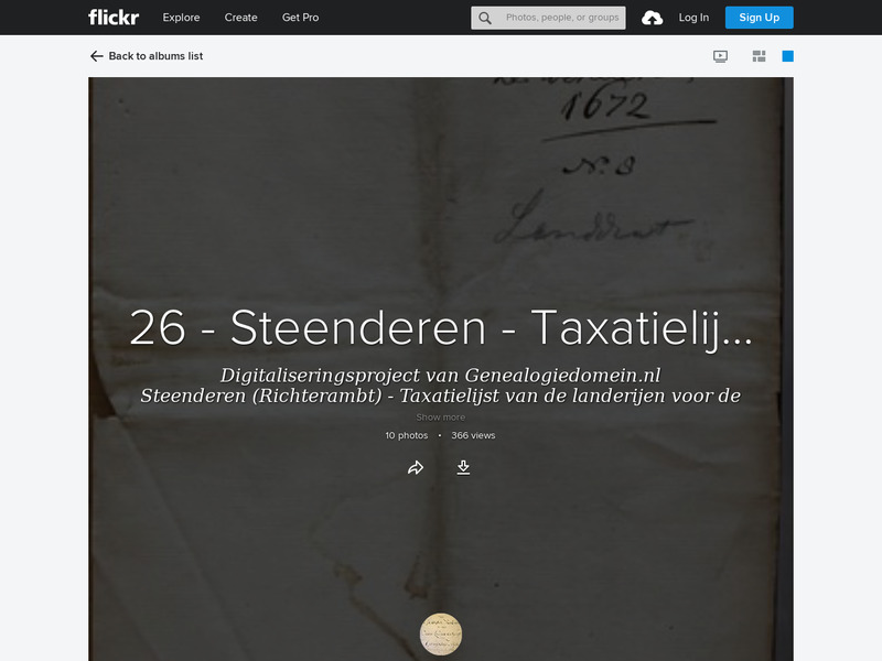 Screenshot van website