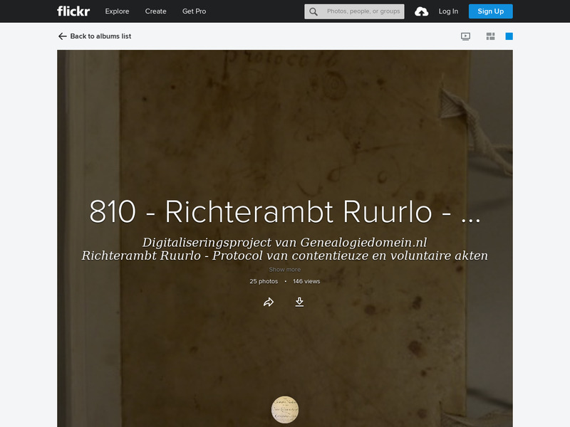 Screenshot van website