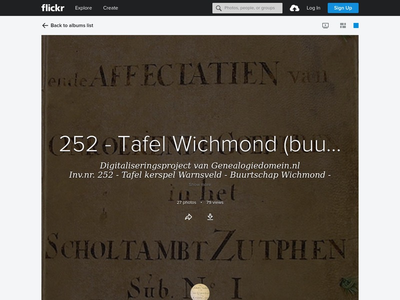 Screenshot van website