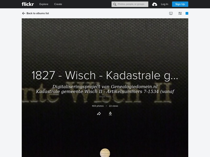 Screenshot van website