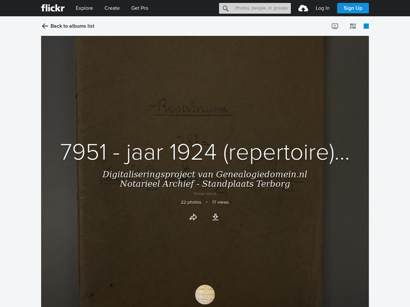 Screenshot van website