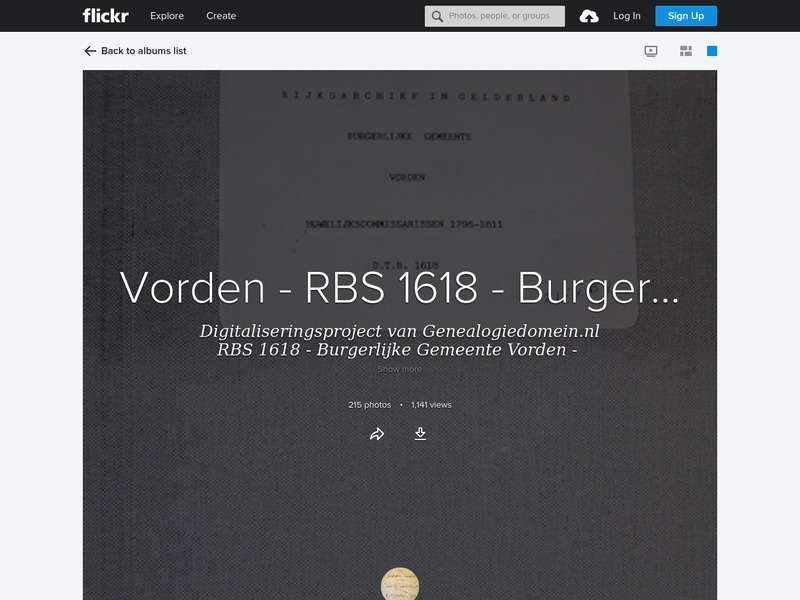 Screenshot van website