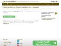 Screenshot van website