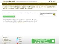 Screenshot van website