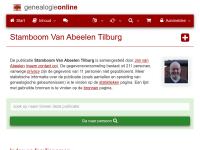 Screenshot van website