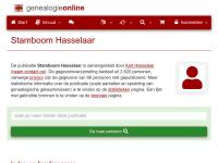 Screenshot van website