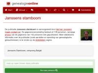 Screenshot van website