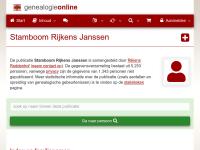 Screenshot van website