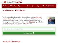 Screenshot van website