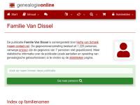 Screenshot van website