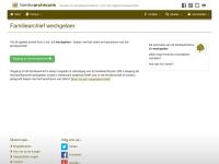 Screenshot van website