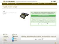 Screenshot van website