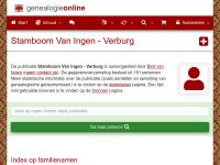 Screenshot van website