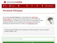 Screenshot van website