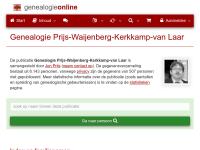 Screenshot van website