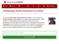 Screenshot van website