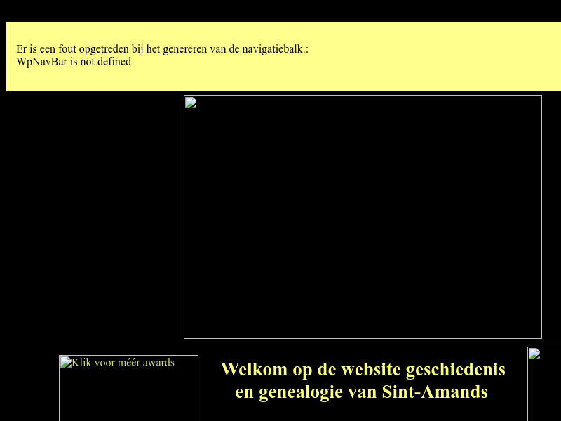 Screenshot van website