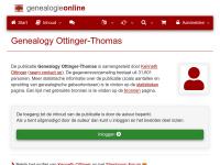 Screenshot van website