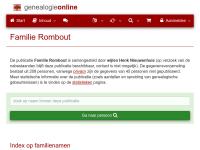 Screenshot van website